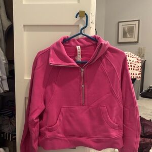 Lululemon Athletica Pink Half-Zip Hoodie